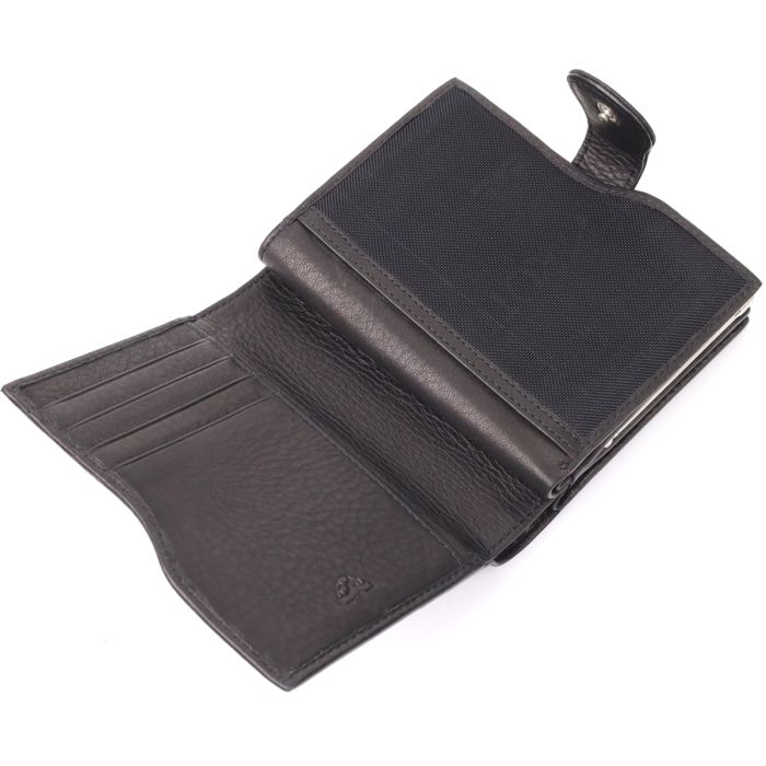 Стильный женский вертикальный кошелек из натуральной кожи Tony Perotti 20842_1 (2656 nero) черный