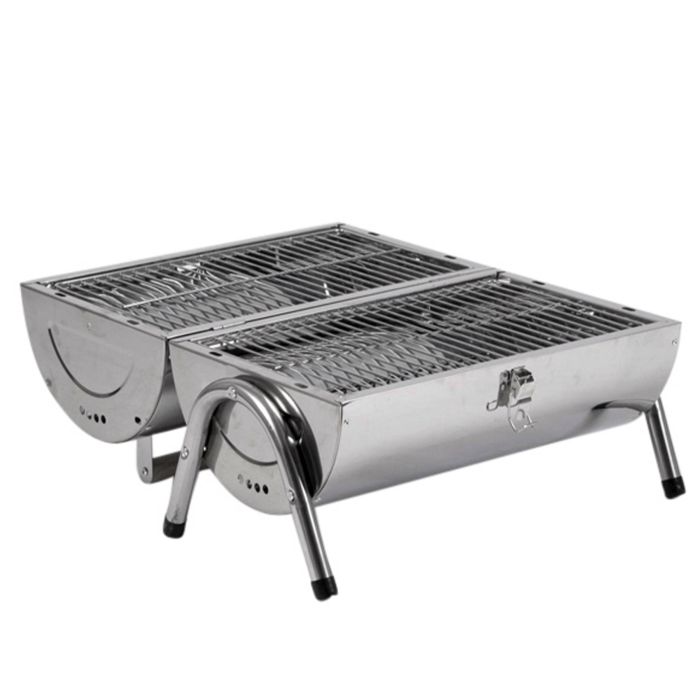 Гриль угольный Bo-Camp Barrel Silver (8108381) Discounted