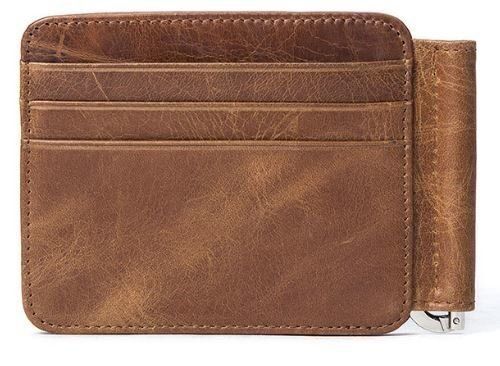 Затискач для купюр 14929 Vintage коричневий