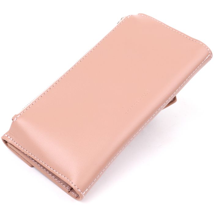 Женский кошелек Grande Pelle 11360 розовый