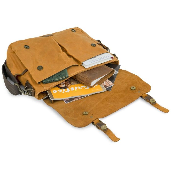 Деловой портфель в сочетании с кожей 20120 Vintage рыжий