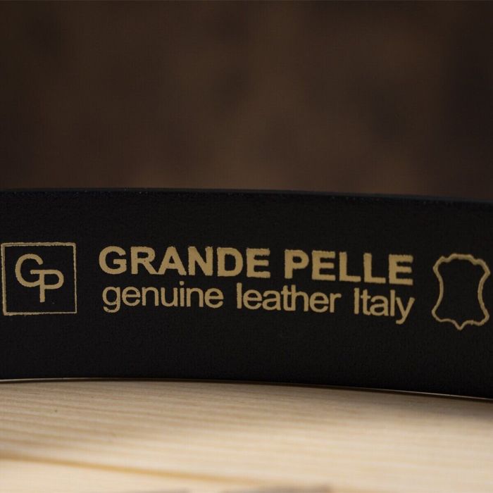Ремень мужской Grande Pelle 11055 синий