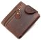 Тонкий чоловічий матовий портмоне 20239 Vintage коричневий
