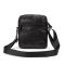 Месенджер класичний в гладкій шкірі чорний Tiding Bag 8717A