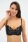 Бюстгальтер напівпоролон KRISTINA 020 375 08 Effetto Lingerie чорний-піон
