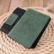 Чудова шкіряна обкладинка на військовий квиток Карта Grande Pelle 16783 зелений
