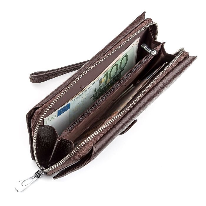 Гаманець жіночий ST Leather 18457 (ST228) з натуральної шкіри коричневий