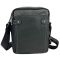 Сумка через плечо мужская кожаная Tiding Bag 8911A черная