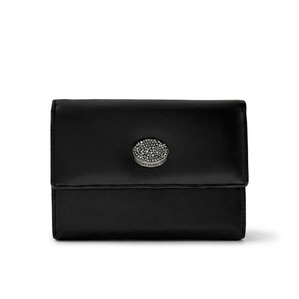 Жіночий гаманець Tony Perotti Swarovski 500N nero (90017) Чорний