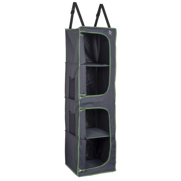Шкаф-органайзер подвесной складной Bo-Camp 4 Compartments 2 Doors Anthracite (1709380)
