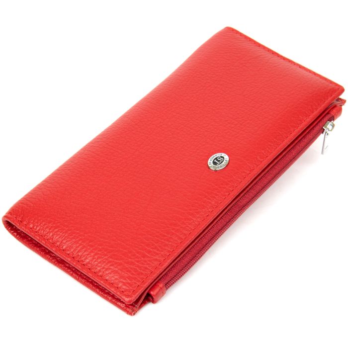 Женский кожаный кошелек ST Leather 19381 красный