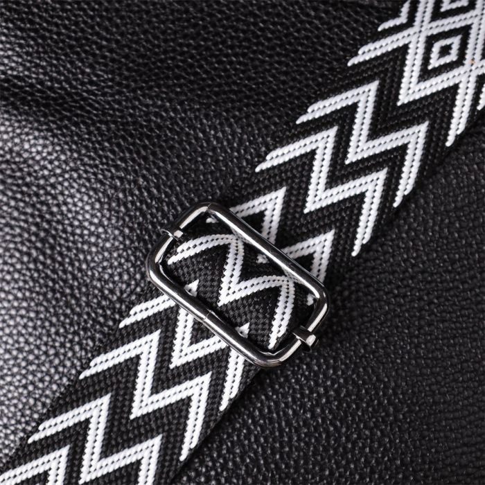 Удобная женская сумка на плечо из качественной натуральной кожи Vintage 22914 черная