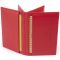 Визитница-книга ST Leather 19214 красная