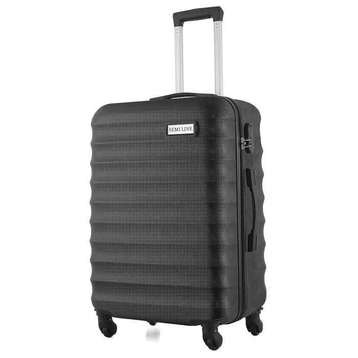 Валіза Semi Line 24" (M) Black (T5576-4)_Discounted