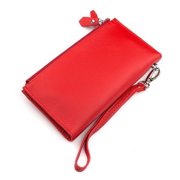Кошелек женский ST Leather 18381 (ST420) многофункциональный красный