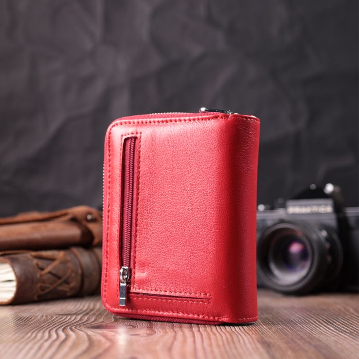 Гаманець для жінок яскравого кольору з натуральної шкіри ST Leather 22552 червоний