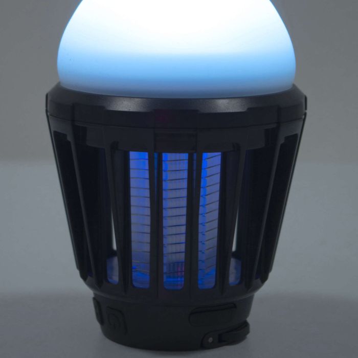 Ліхтар-знищувач комах Bo-Camp Atom WP Rechargable 180 Lumen Black (5818804)