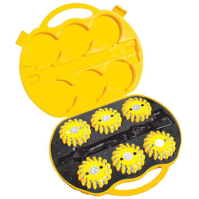 Комплект ліхтарів професійних Mactronic M-Flare (65 Lm) Yellow Magnet Synch Recharg 12/220V (PSD0016