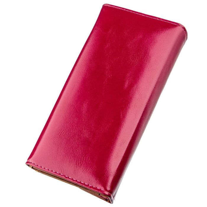 Кошелек женский из гладкой экокожи KIVI 19074 розовый