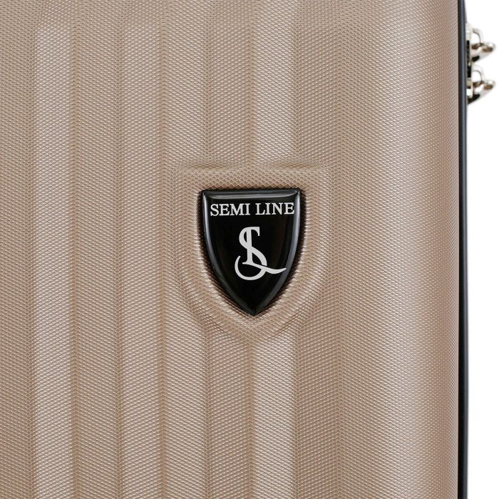 Валіза Semi Line 24" (M) Champagne (T5985-4)