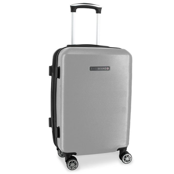 Чемодан Swissbrand Cardiff (L) Silver (SWB_LHCAR802L) Discounted
