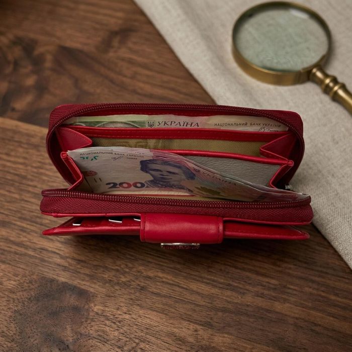 Жіночий гаманець Tony Perotti Swarovski 1655A marlboro (90001) червоний
