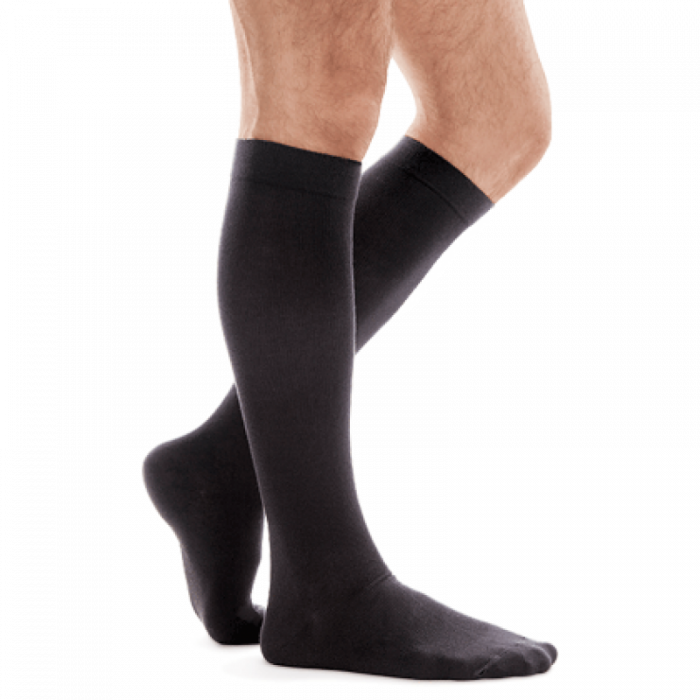 Гольфи Unisex Travel профілактичні х/б 140 DEN чорні 955 тип (18-21 mmgh) Tiana