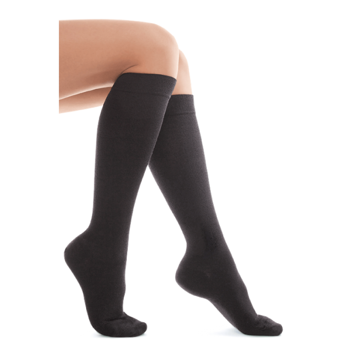 Гольфи Unisex Travel профілактичні х/б 140 DEN чорні 955 тип (18-21 mmgh) Tiana