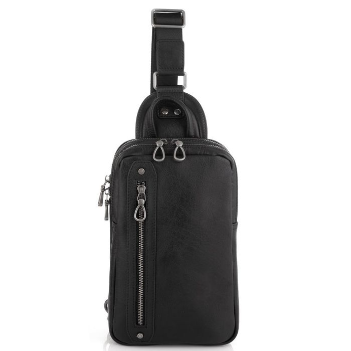 Сумка-слінг чоловіча шкіряна Tiding Bag 9801A