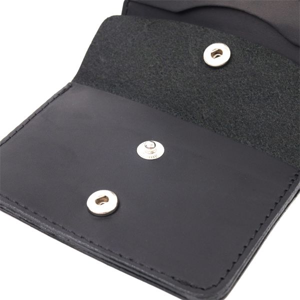 Матовое мужское портмоне из натуральной кожи Shvigel 16600 черное