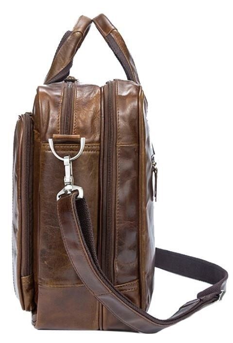 Чоловічі шкіряні сумки 14769 Vintage коричневий