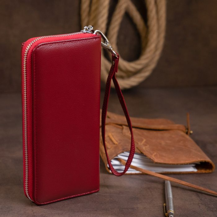 Кошелек кожаный женский ST Leather 19293 бордовый