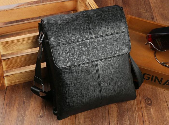 Сумка через плече чоловіча шкіряна Tiding Bag A25-064A