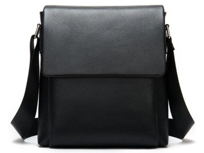 Чоловіча якісна шкіряна сумка через плече Tiding Bag A25-1278A