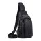 Человек кожаный черный слинг на плечо Tiding Bag A25F-6601A