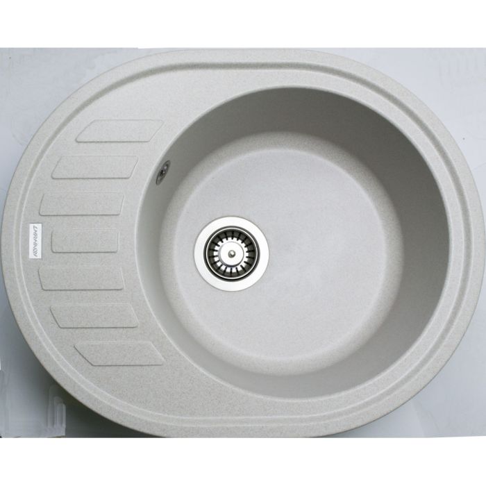 Кухонная мойка Adamant OVUM avena 615x495x200 мм, с крылом