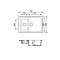 Кухонна мийка Adamant DUPLEX mokko 610x495x200 мм, з додатковою чашею
