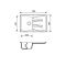 Кухонна мийка Adamant NEW LINE terra-cotta 780x495x235 мм, з крилом