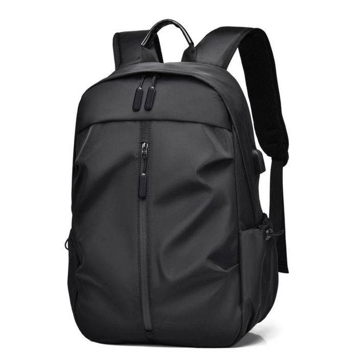 Місткий текстильний чорний рюкзак Confident ANT02-8395A