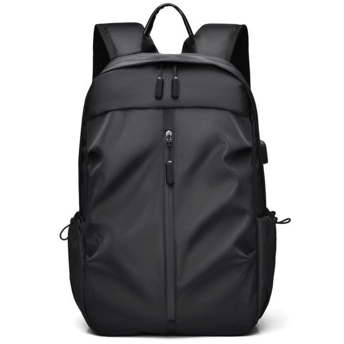 Місткий текстильний чорний рюкзак Confident ANT02-8395A