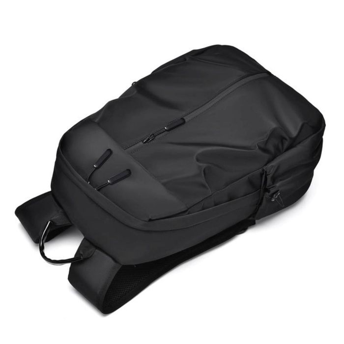 Місткий текстильний чорний рюкзак Confident ANT02-8395A