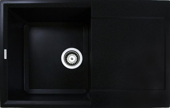 Кухонна мийка Adamant HORIZON антрацит 780x495x230 мм, з крилом