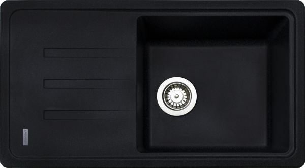 Кухонна мийка Adamant SLIM LONG антрацит 780x435x200 мм, з крилом