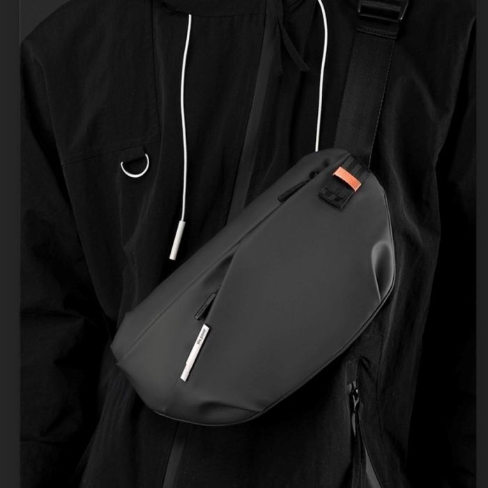Чоловіча містка сумка на пояс Confident AT08-1100-68A чорний