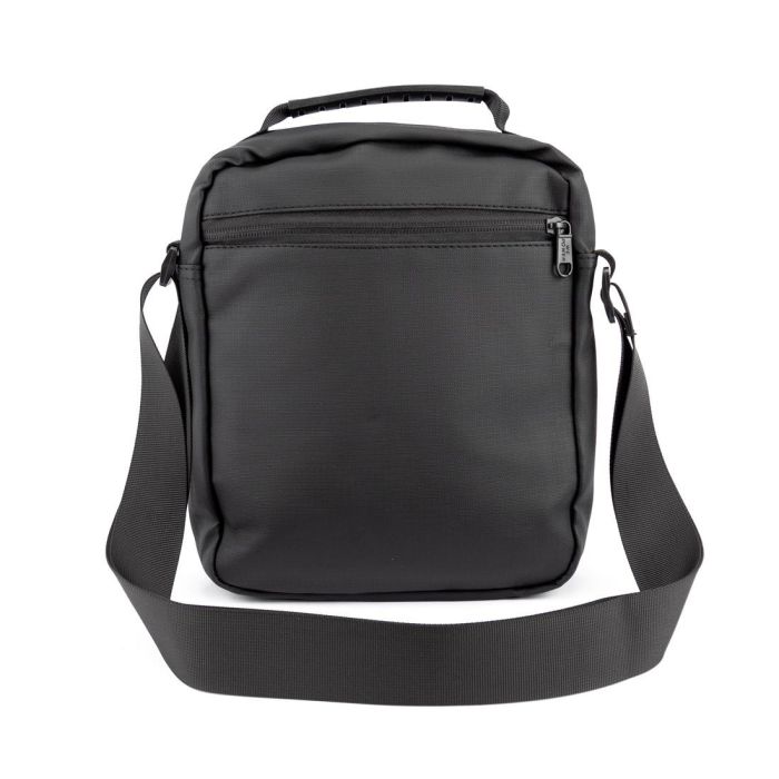 Чоловічий текстильний месенджер із ручкою Confident AT08-1293A чорний
