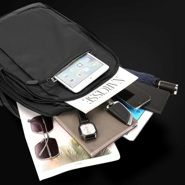 Чоловічий текстильний рюкзак Confident AT08-3420A чорний