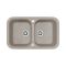 Кухонна мийка Adamant TWINS avena 765x470x190 мм, 2 повнорозмірні чаші