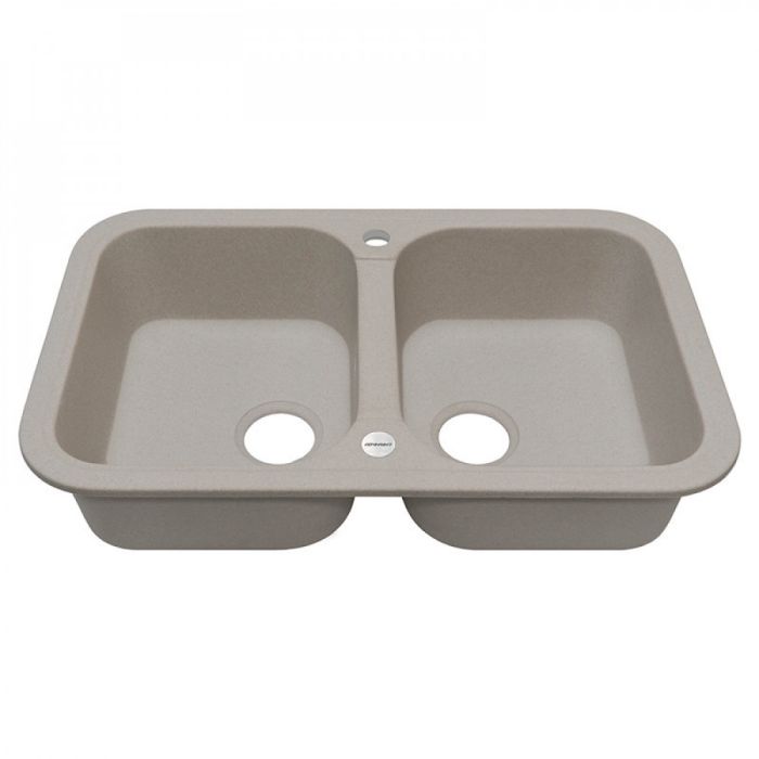 Кухонна мийка Adamant TWINS avena 765x470x190 мм, 2 повнорозмірні чаші