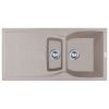 Кухонная мойка Adamant NEW LINE PLUS Avena 975x495x235 мм, с крылом