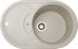 Кухонная мойка Adamant SHELL avena 770x495x200 мм, с крылом